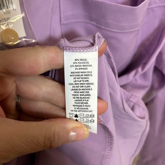 10 NWT Smash + Tess Diversion Dress pockets violet oversized Women’s size small - Picture 9 of 10